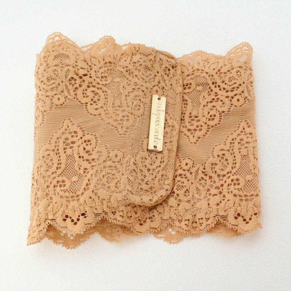 Girlygogarter Nude Lace Garter with Pockets Size 3